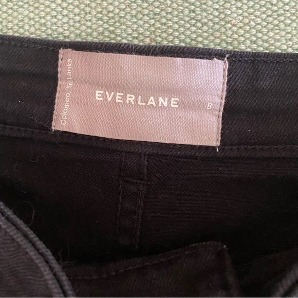 Everlane black high waisted shorts. Size 8. - Picture 2 of 3